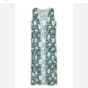 H&M long summer open cardigan - swim suit cover up Size 6